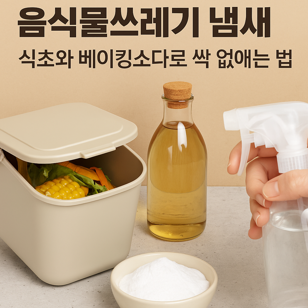 음식물 쓰레기 냄새 완벽 제거하기