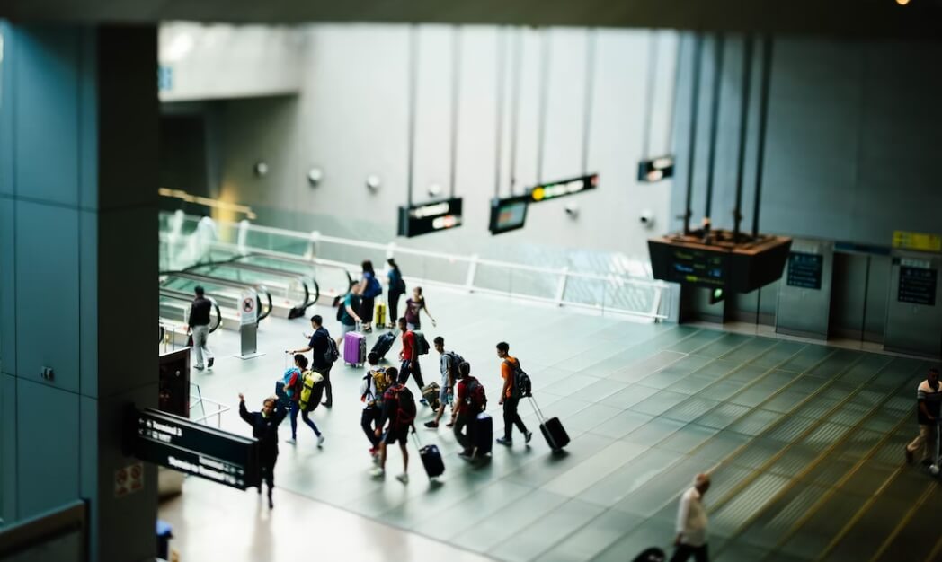 공항 사람들