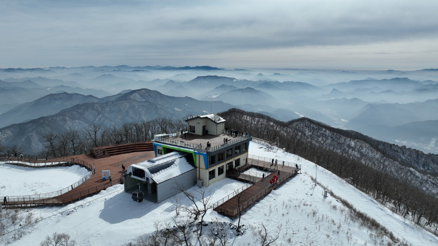 강원도 정선 가리왕산 케이블카 설경1