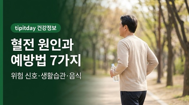 혈전 원인과 예방 건강 정보