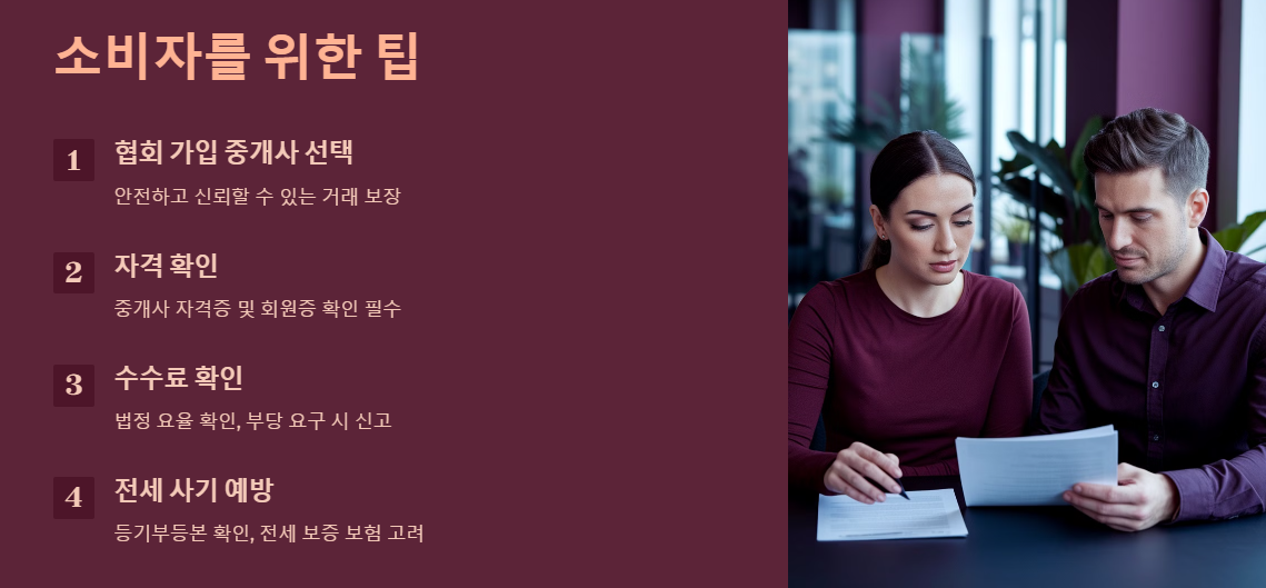 원활한 거래를 위한 소비자 조언