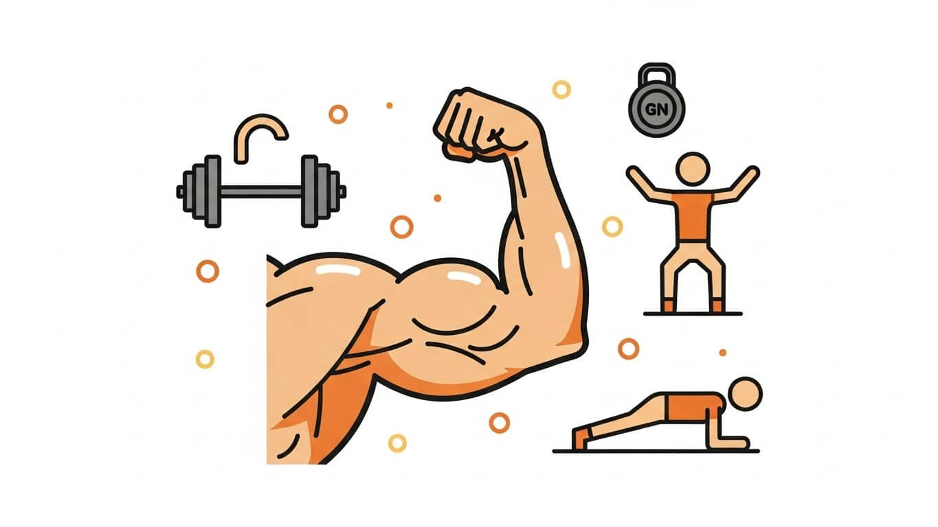 근력 운동: 근육 증가와 대사 활성화로 인한 항염 효과