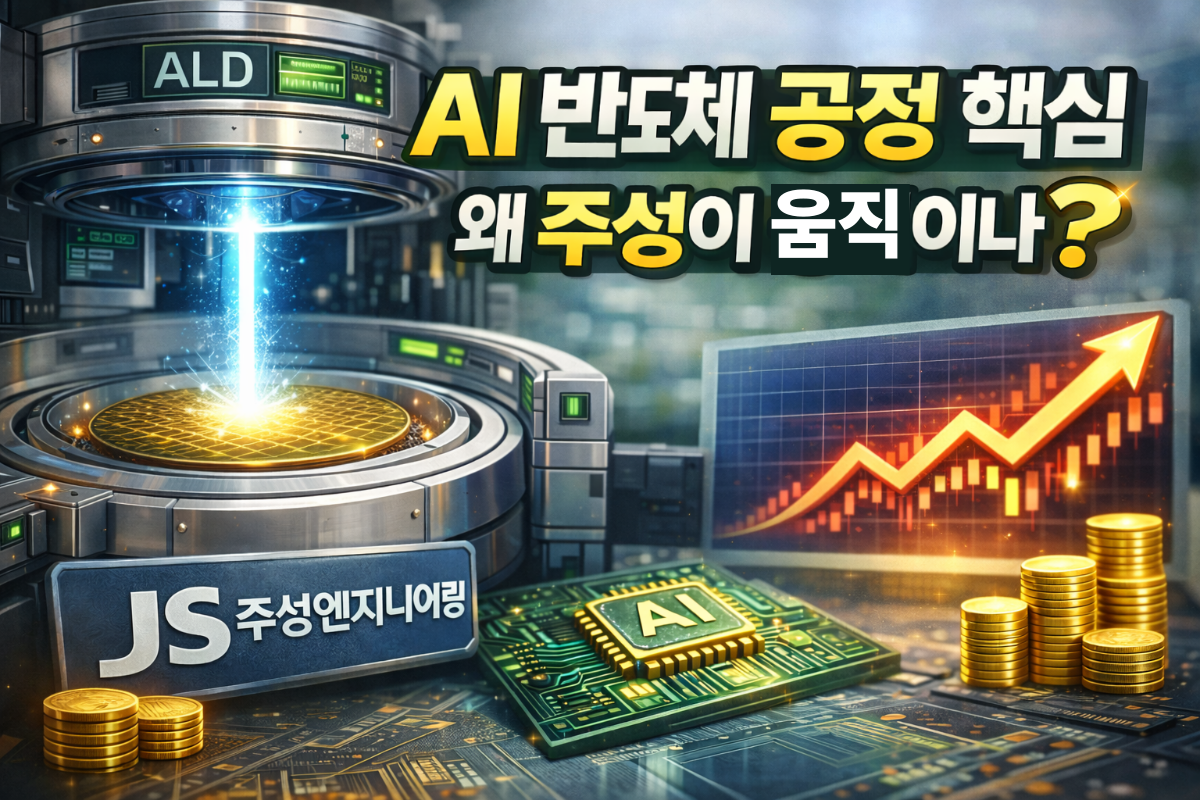 주성엔지니어링 주가 상승 이유 AI 반도체 증착 ALD 장비 수혜