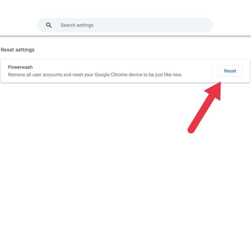 크롬북 리셋 방법