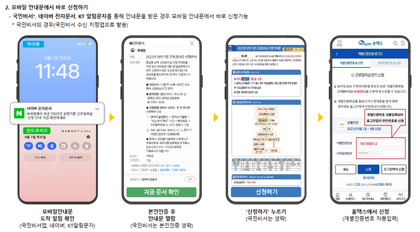 근로장려금 신청방법