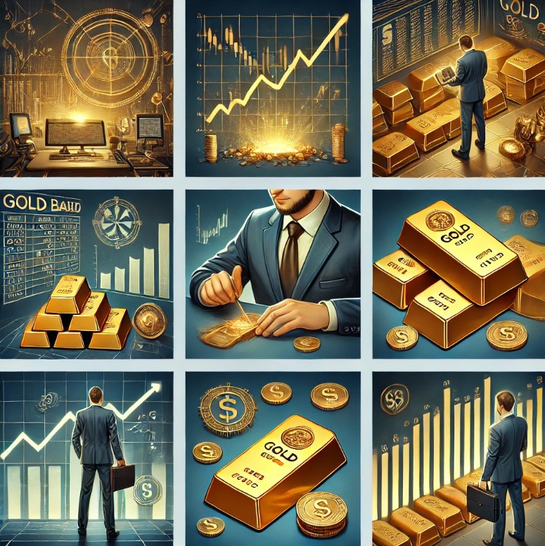 금 투자 관련 다양한 사진