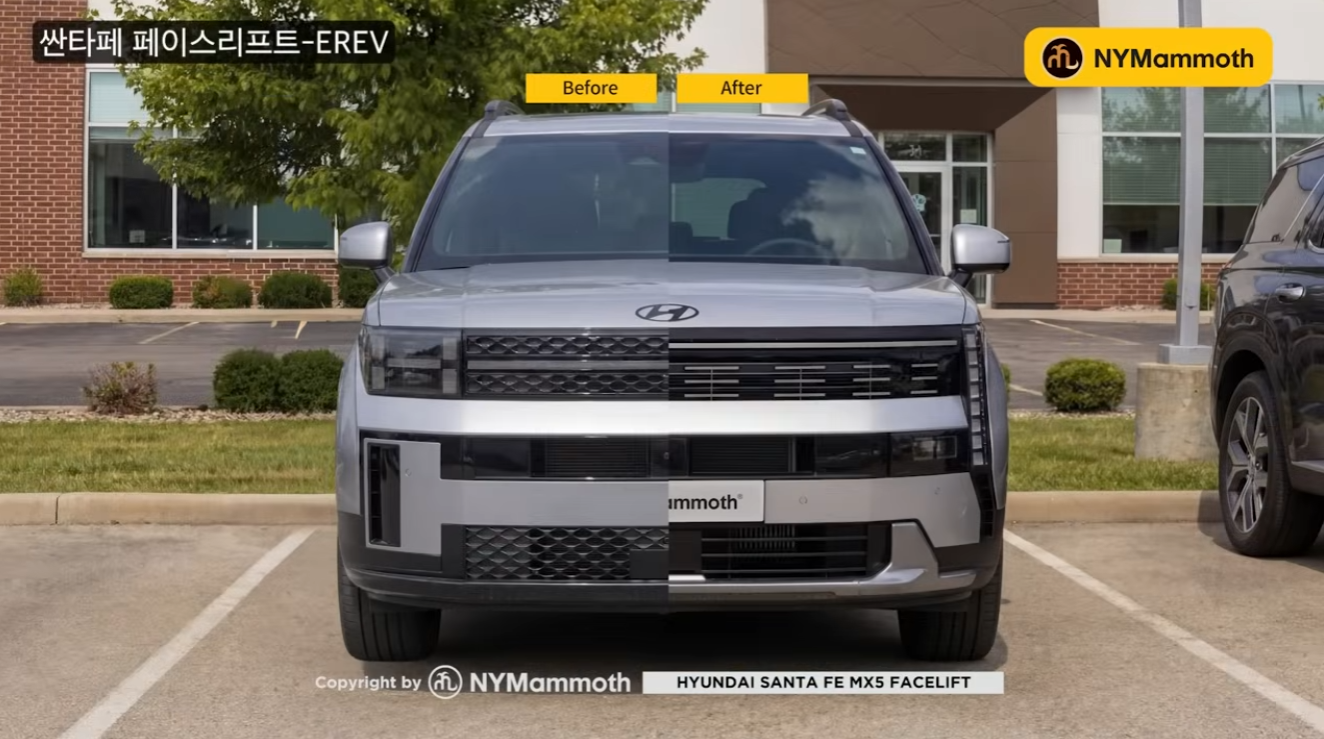 현대자동차 싼타페 페이스리프트 예상도 (출처 : 뉴욕맘모스)