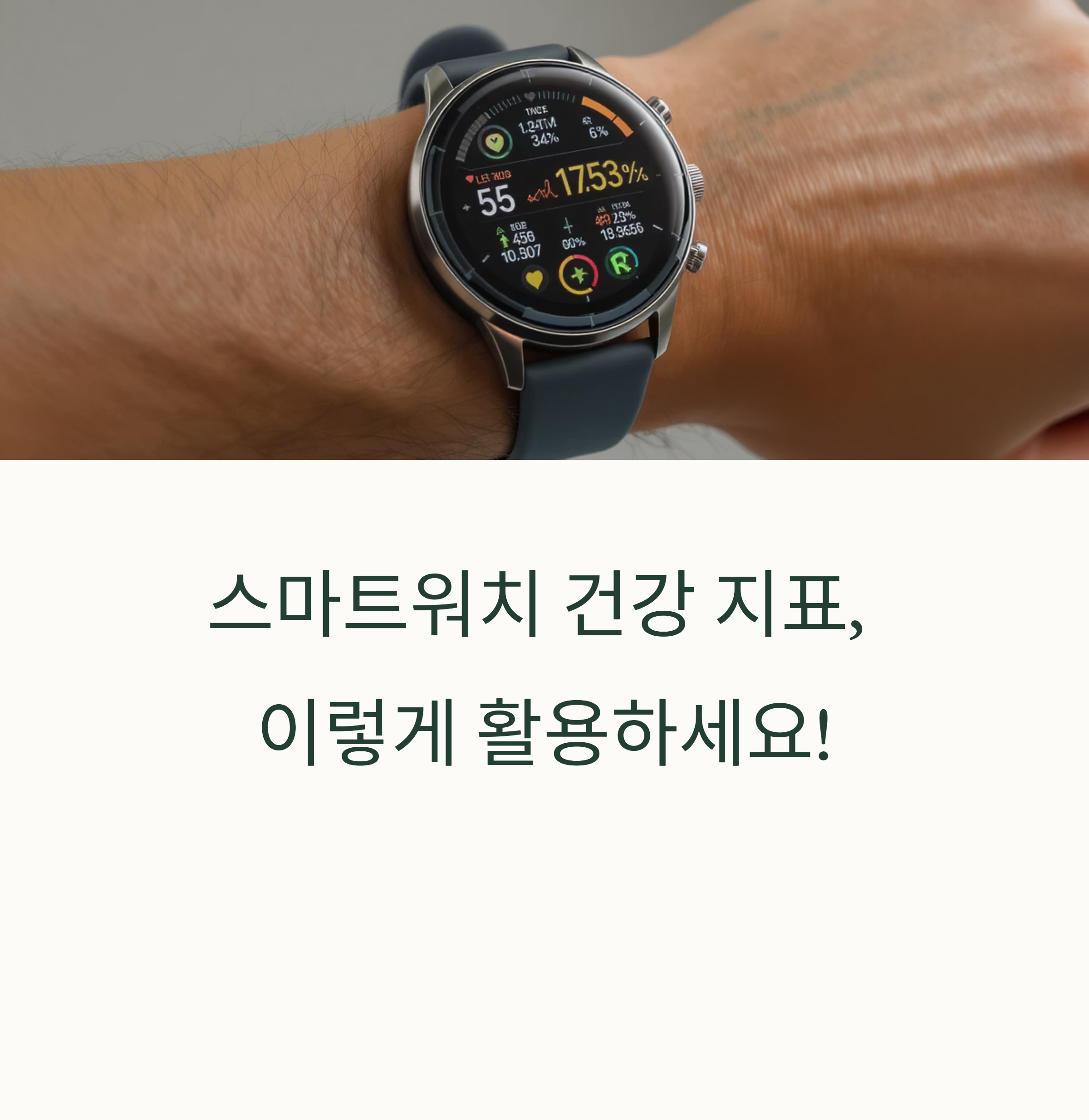 스마트워치 건강 지표 활용법