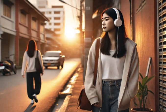 건강한 거리두기를 시작하는 장면