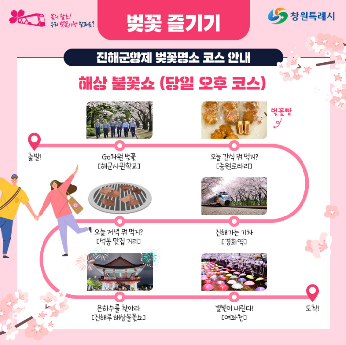 2024-진해-군항제-벚꽃명소-코스-정보