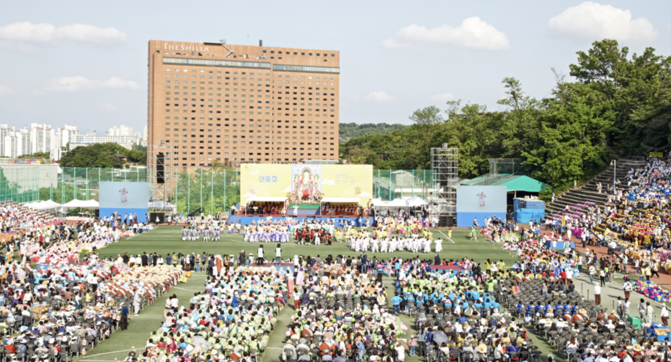 서울 광화문 연등회 전경, 야경