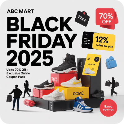 2025 ABC마트 블랙 프라이데이(블랙 ABC 데이) 이미지