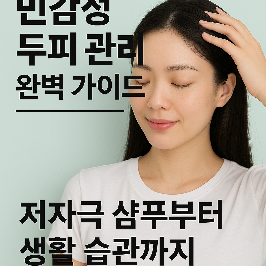 민감성 두피 관리 완벽 가이드