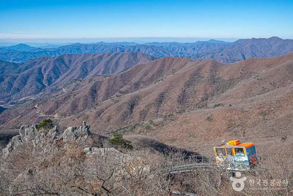 지리산 대봉산 방향