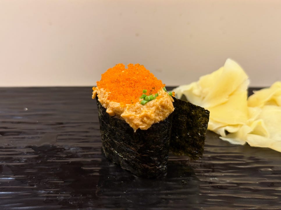 오마카세 오사이초밥 (안키모 군함 스시)