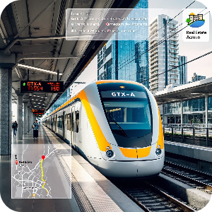 GTX-A.B.C노선과 부동산 시장 연관성 이미지