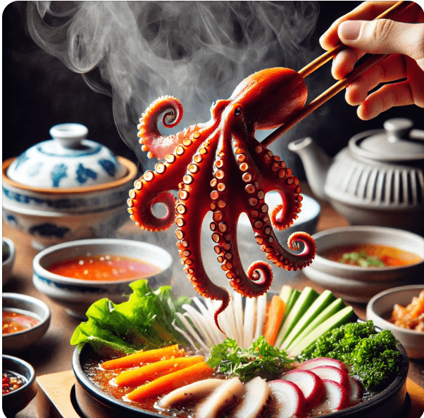 봄 제철 쭈꾸미 샤브샤브 만드는 법3