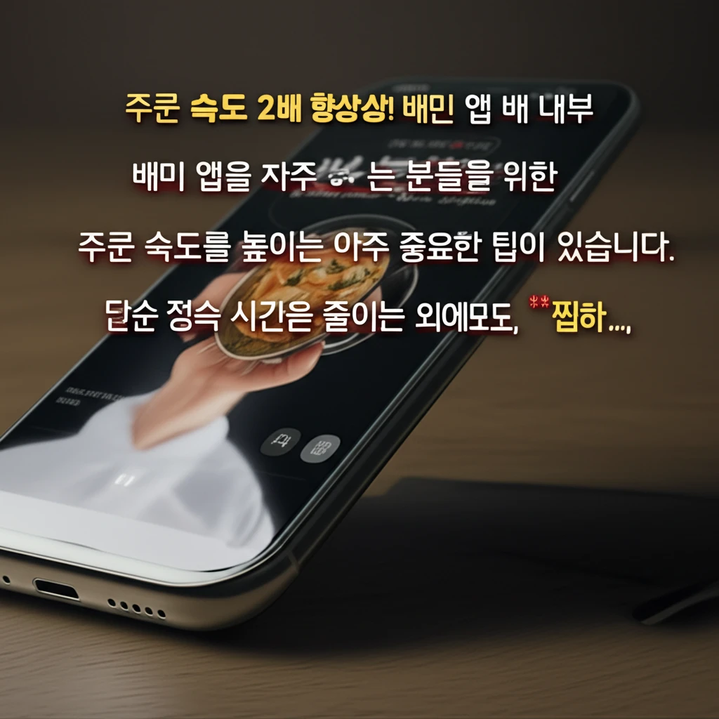 배달의민족 홈 화면 바로가기 만드는 ..