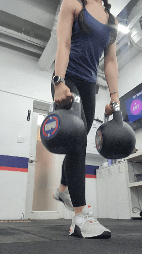 케틀벨 데드리프트 싱글 레그 동작 설명 / kettlebell deadlift single leg