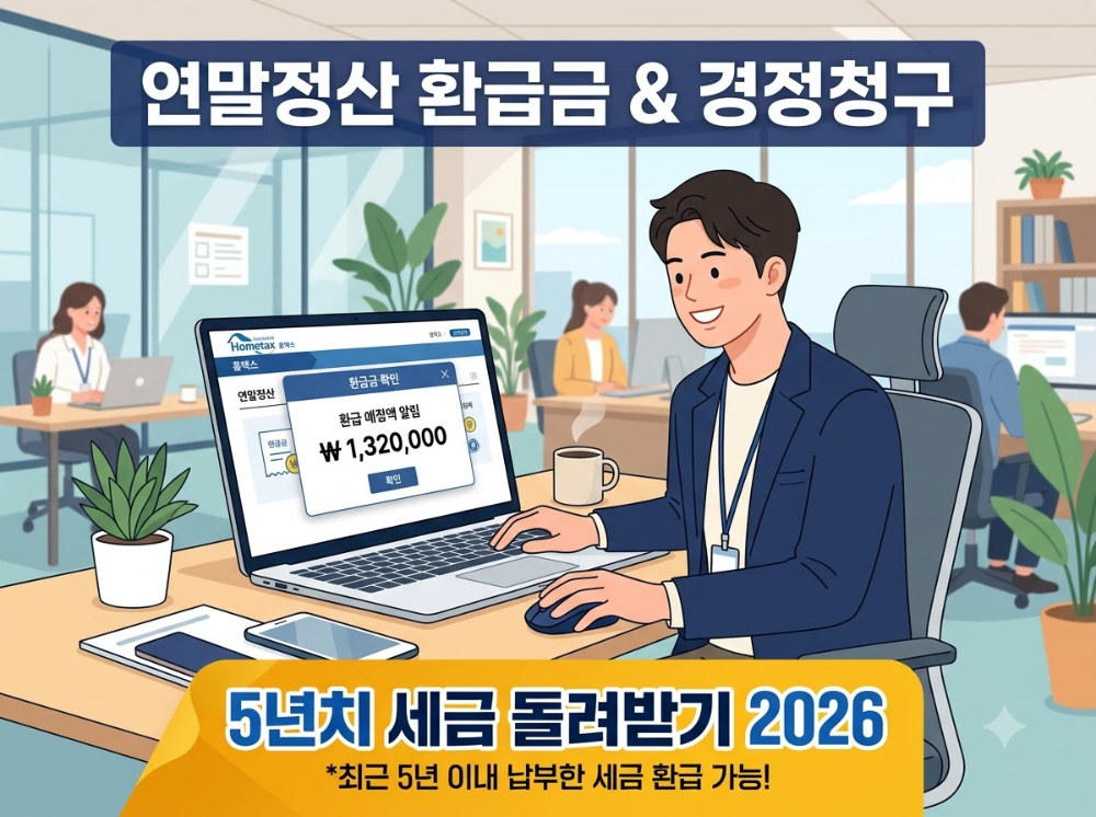 alt="2026 연말정산 환급금 조회 경정청구 홈택스 신청 방법 썸네일"