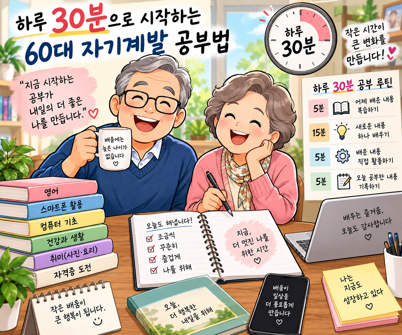 하루 30분, 함께 성장하는 공부법