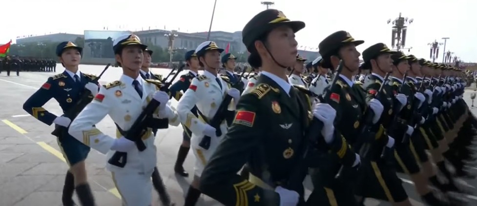 중국 열병식