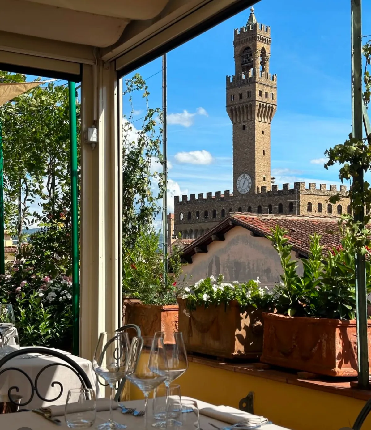 피렌체-오스테리아델레트레판케-베키오궁뷰