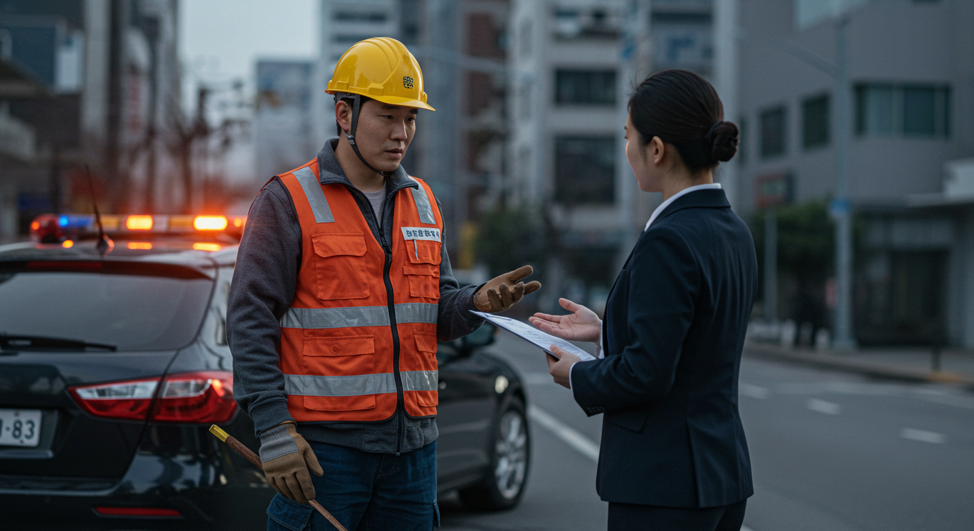 일용직사고보상&amp;#44; 육체노동자합의금&amp;#44; 후방추돌사고