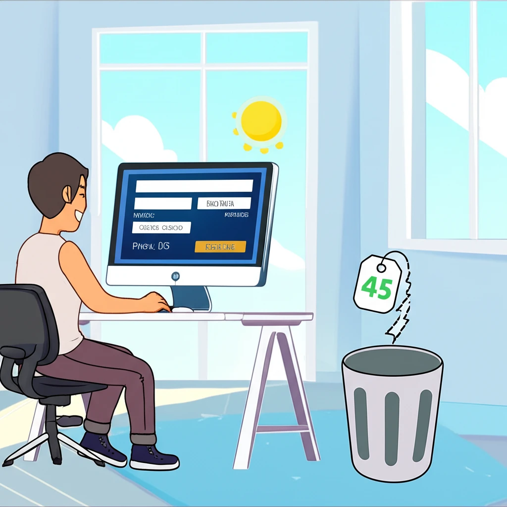 마포구 대형폐기물 인터넷 신고 스티커..