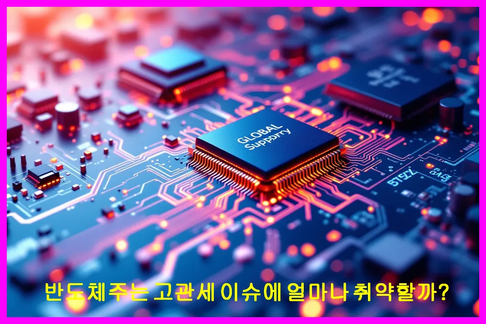 반도체주는 고관세 이슈에 얼마나 취약할까?