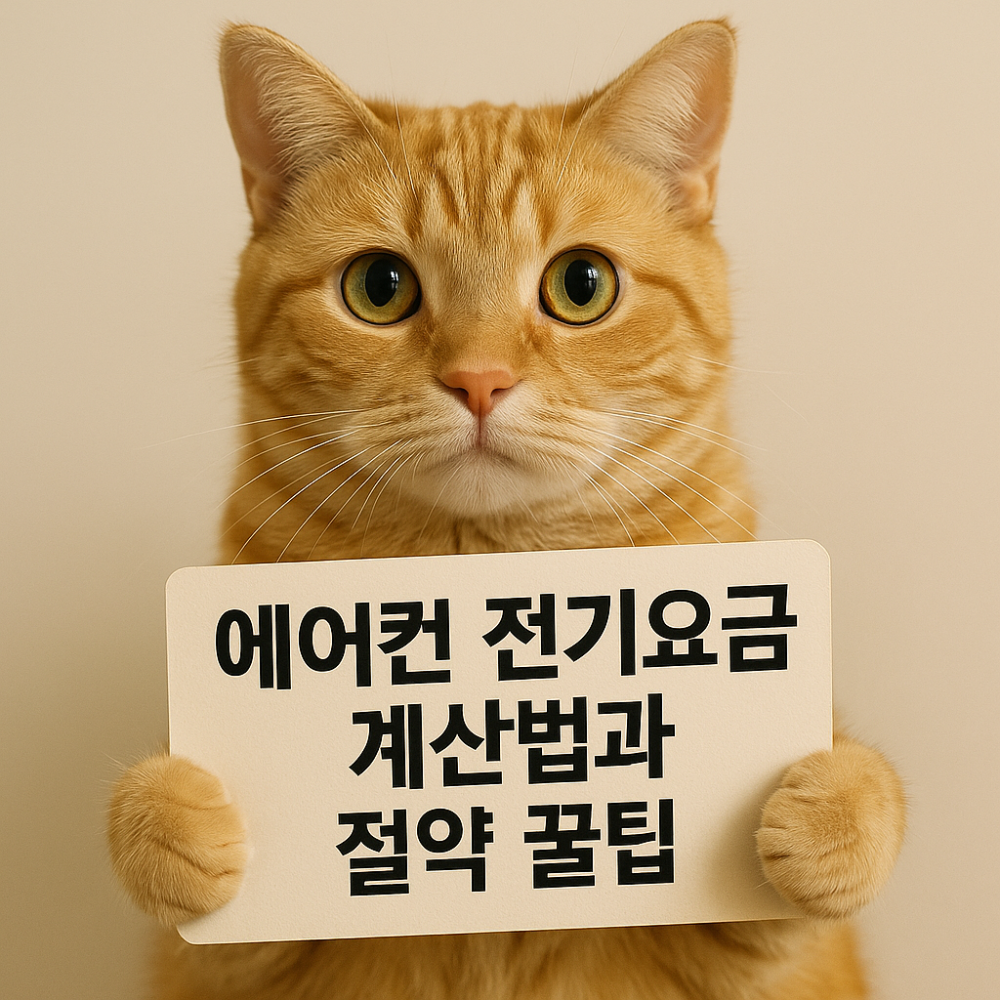 에어컨 전기요금 계산법과 절약 꿀팁 완벽 정리