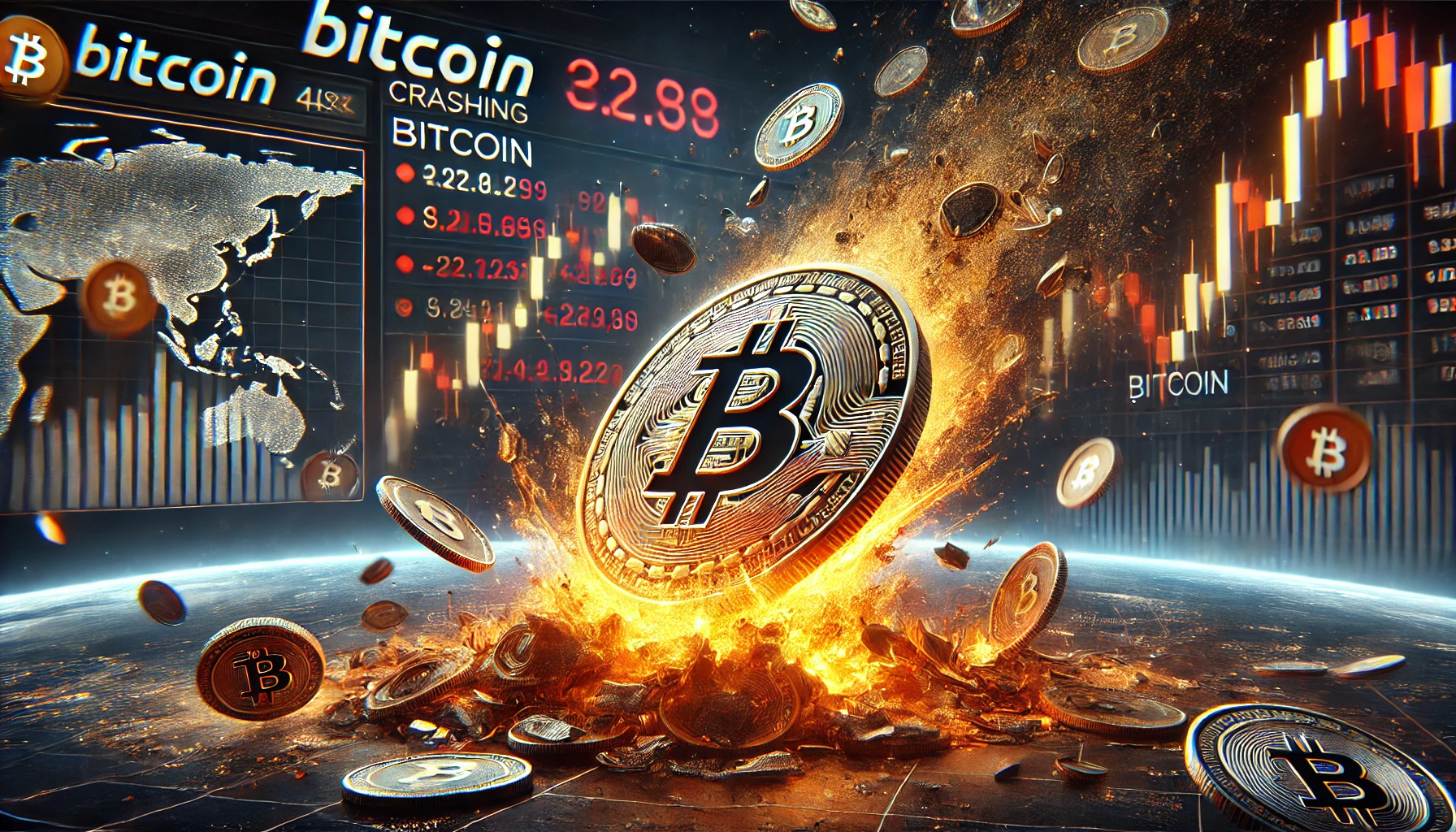 비트코인 폭락으로 괴로워하는 투자자들