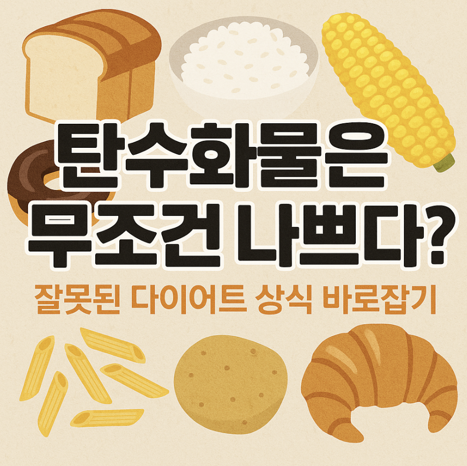 "탄수화물은 무조건 나쁘다?" 잘못된 다이어트 상식 바로잡기