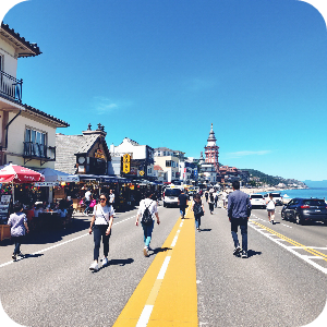 서귀포 이중섭 거리 가상 이미지