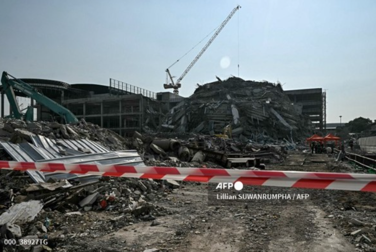 태국 방콕 지진 관련 이미지