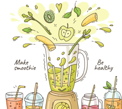 건강 주스 만들기 ! 일러스트