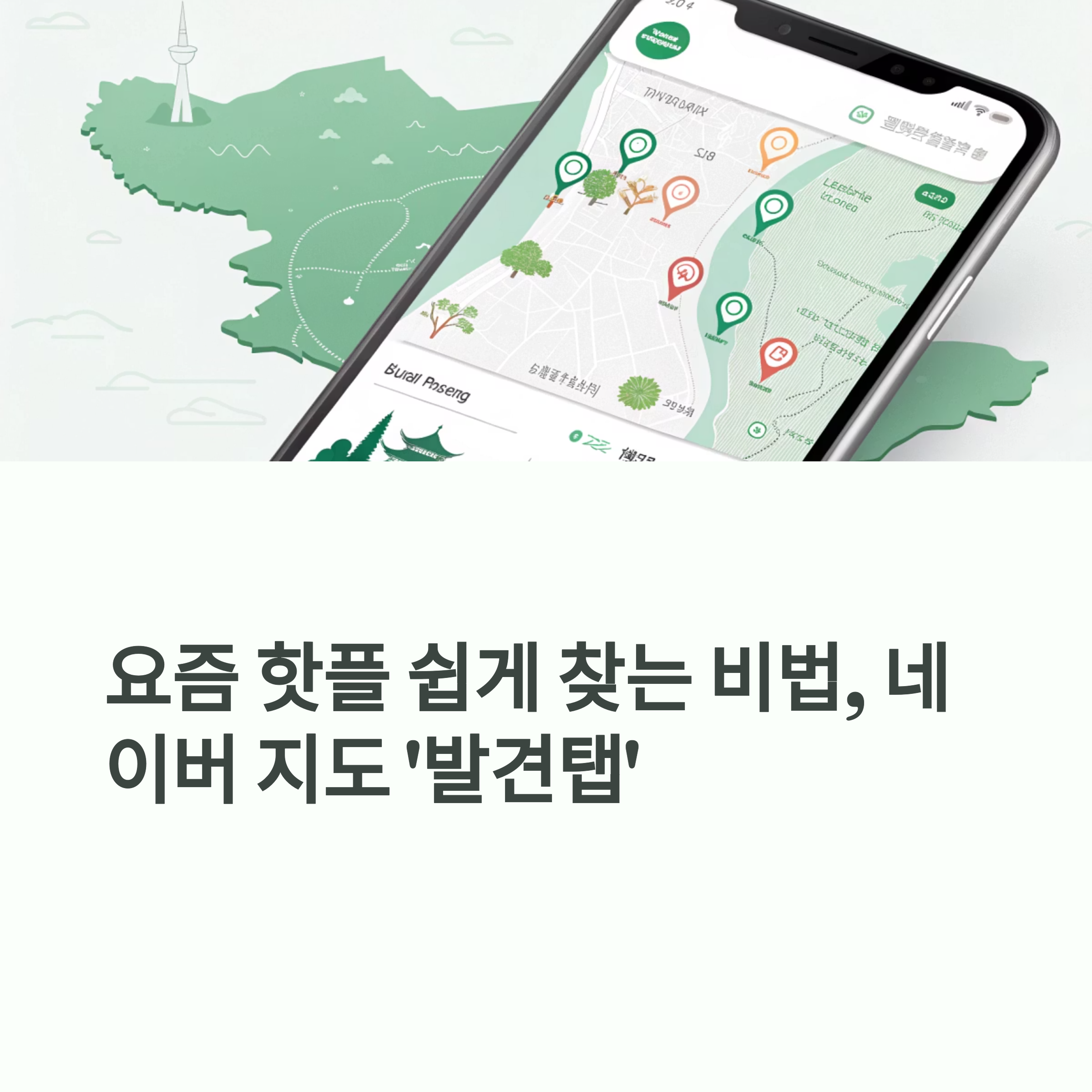 네이버 지도앱 &lsquo;발견탭&rsquo;, 요즘 핫플 쉽게 찾는 핵심 기능 요약