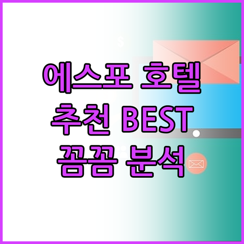 핀란드 에스포 호텔 어디가 좋을까?