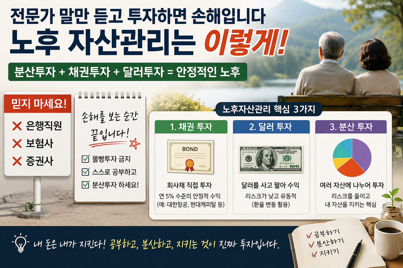 노후 자산관리는 이렇게 해야합니다