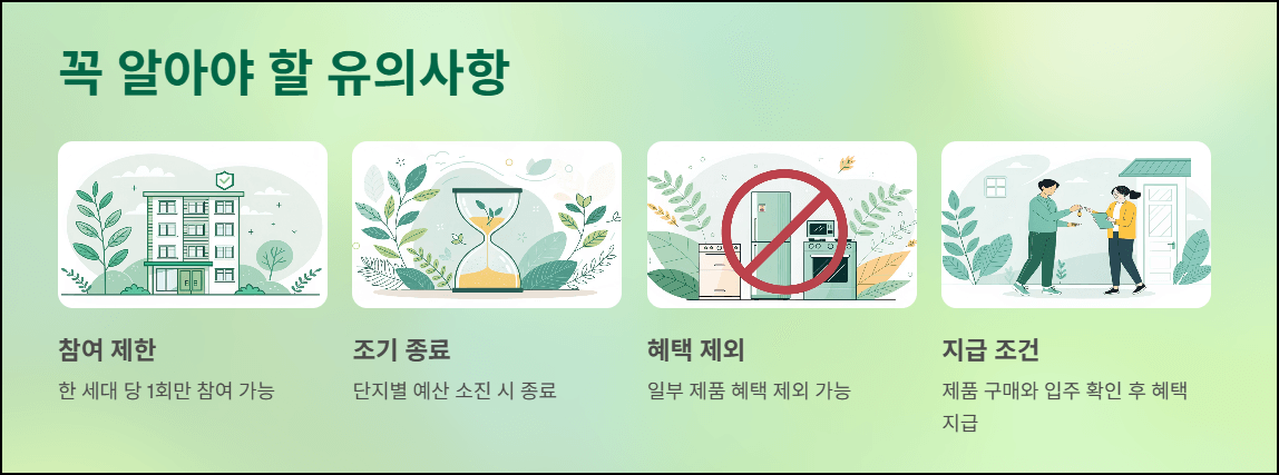 꼭 알아야 할 유의사항