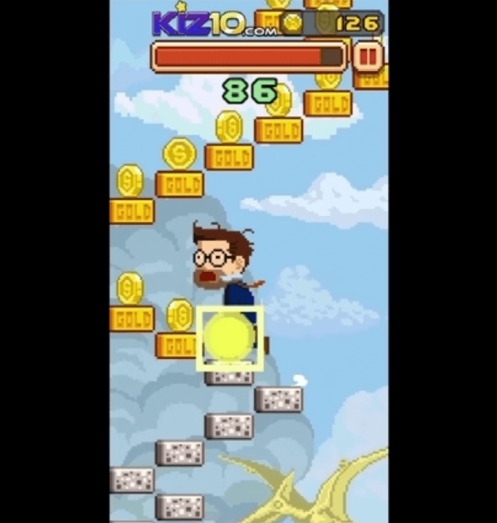 무한의-계단-PC-다운로드-플래시게임-플레이-돼지-저금통을-획득하고-황금-계단을-오르는-화면