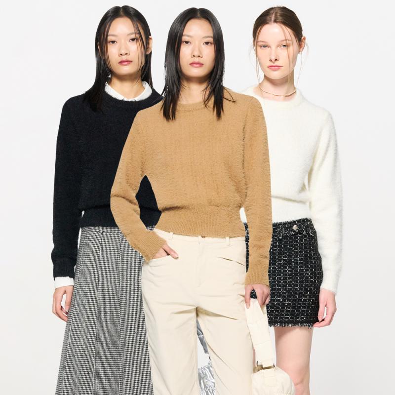 제너럴아이디어 WOMAN 베이직 헤어리 풀오버 WBC4L05530