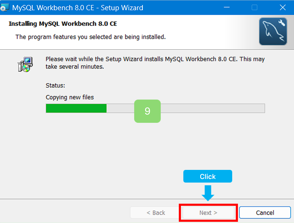 Next 버튼을 클릭해 주세요.