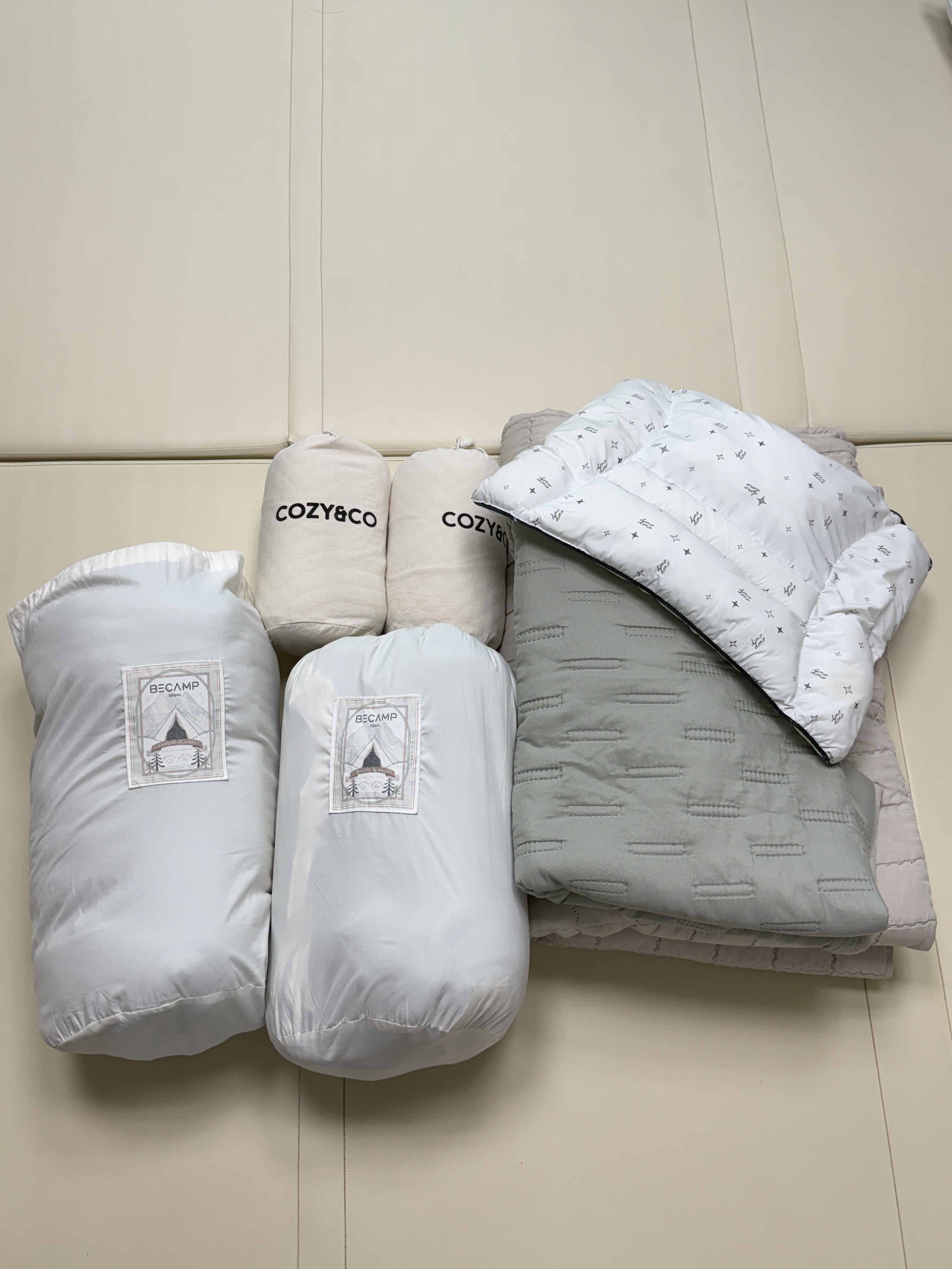 캠핑장취침세트