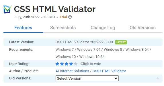 CSS-HTML-Validator