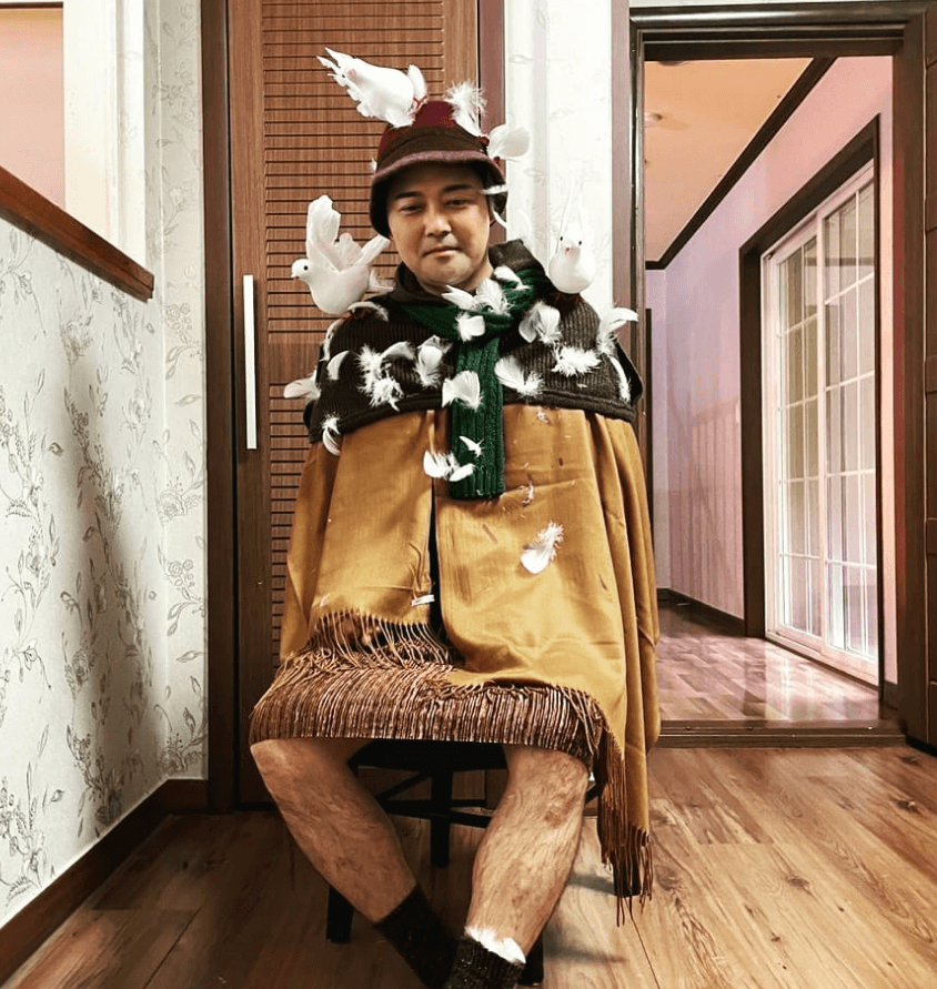 전현무-비둘기아줌마-코스튬