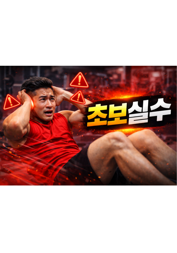 복근 운동 초보가 가장 많이 틀리는 기준 ( 복근 자극이 안 오는 진짜 이유)