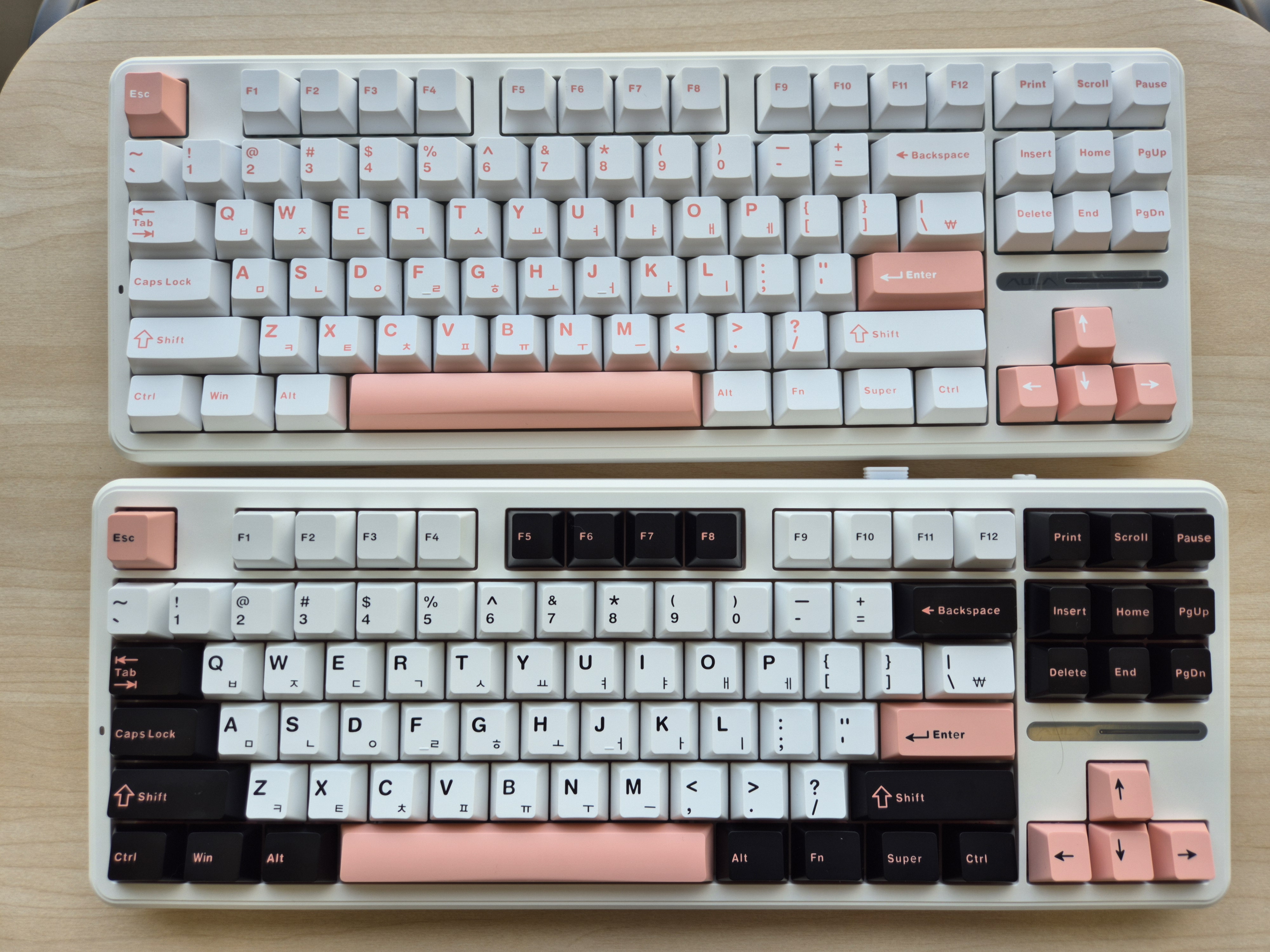 아래 독거미 솜사탕축 위 독거미 바다축