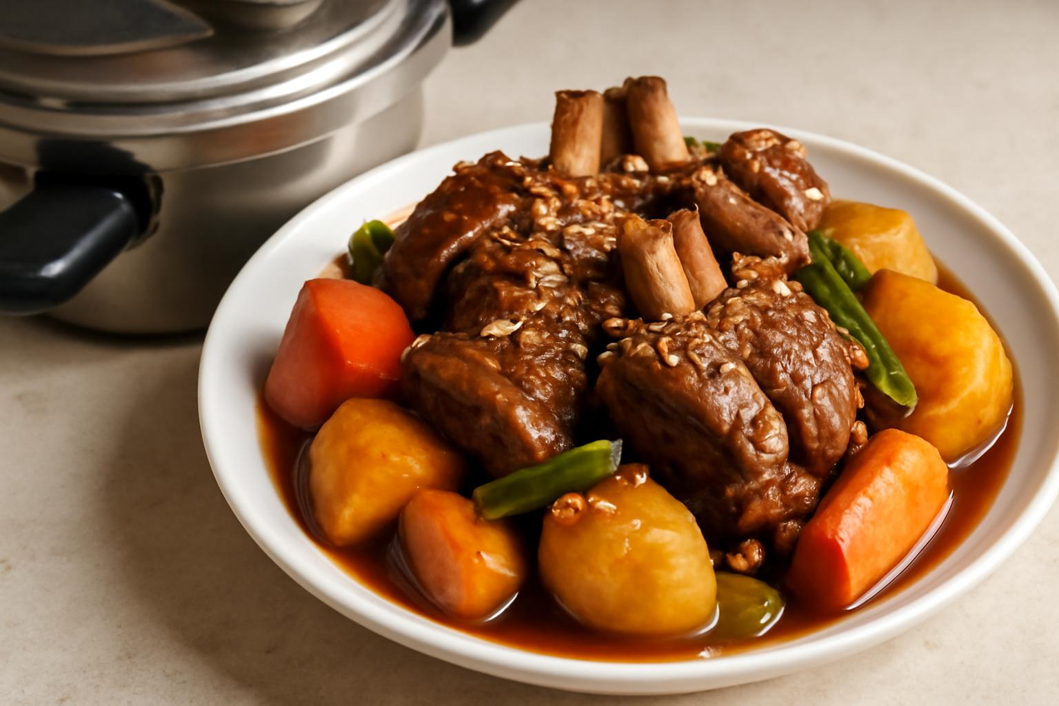 압력솥 갈비찜 시판소스