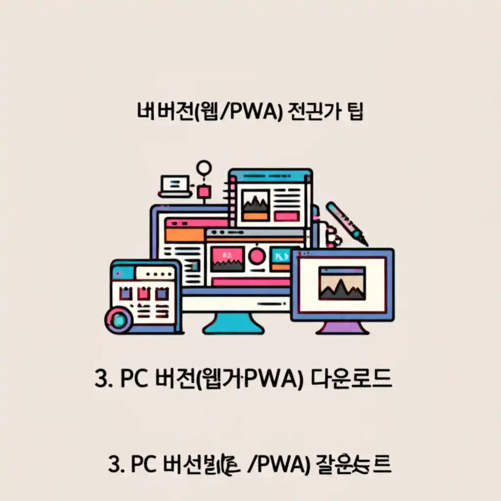 네이버 밴드 PC 버전(웹/PWA) 활용 화면, 효율적인 사용 팁 시연.
